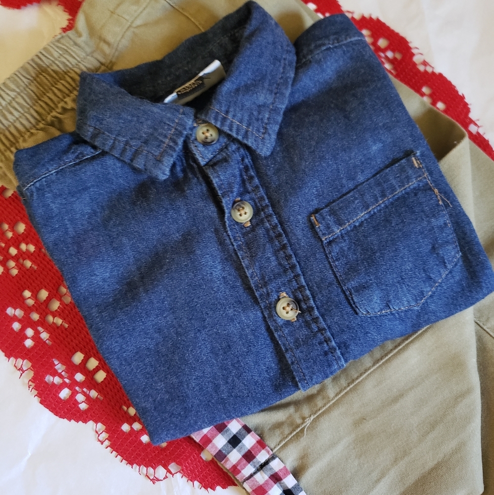 Long Sleeve Shirt - Dark Chambray